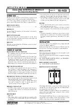 Preview for 1 page of M-system R3-ND3 Instruction Manual