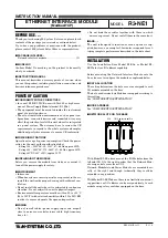 Preview for 1 page of M-system R3-NE1 Instruction Manual