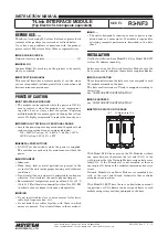 Preview for 1 page of M-system R3-NF3 Instruction Manual