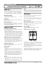 Предварительный просмотр 1 страницы M-system R3-NM1 Instruction Manual