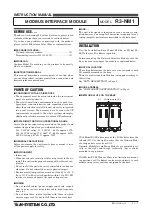 Preview for 1 page of M-system R3-NM1 Instruction Manual