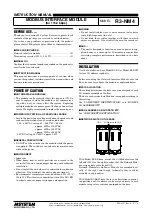 Preview for 1 page of M-system R3-NM4 Instruction Manual