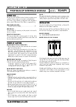 M-system R3-NP1 Instruction Manual предпросмотр