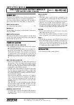 Preview for 1 page of M-system R3-PD16C Instruction Manual