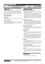 M-system R3-SV4A Instruction Manual предпросмотр