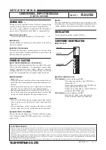 Preview for 1 page of M-system R3-US4 Instruction Manual