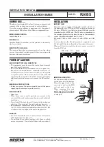 Предварительный просмотр 1 страницы M-system R30BS Instruction Manual