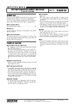 Preview for 1 page of M-system R30MS4 Instruction Manual