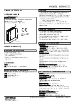 M-system R30NCIE1 Manual предпросмотр