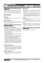 M-system R3S-DC8 Instruction Manual preview