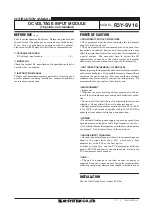 M-system R3Y-SV16 Instruction Manual предпросмотр