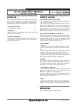 Preview for 1 page of M-system R3Y-SV8N Instruction Manual