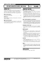 Preview for 1 page of M-system R5-MS Instruction Manual