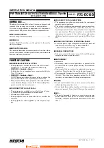 Preview for 1 page of M-system R7C-EC16B/UL Instruction Manual