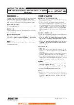 Preview for 1 page of M-system R7D-DC16B Instruction Manual