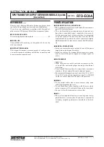 Preview for 1 page of M-system R7D-EC8A Instruction Manual