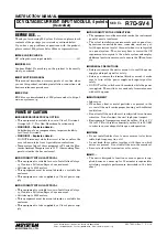 Preview for 1 page of M-system R7D-SV4 Instruction Manual