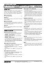 Preview for 1 page of M-system R7D-YV2 Instruction Manual