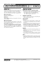 Preview for 1 page of M-system R7EWTU Instruction Manual