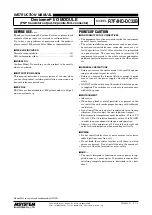 Preview for 1 page of M-system R7F4HD-DC32B Instruction Manual