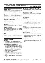 Preview for 1 page of M-system R7G4FML3-6-DC16A Instruction Manual