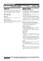 Preview for 1 page of M-system R7HL-DC16A Instruction Manual