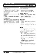 Preview for 1 page of M-system R7L-DAC16 Instruction Manual