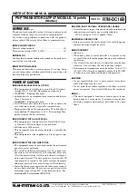 Preview for 1 page of M-system R7M-DC16B Instruction Manual