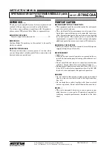 Preview for 1 page of M-system R7M-EC8A Instruction Manual