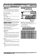 Preview for 1 page of M-system R7ML-EC16A Instruction Manual