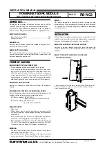 M-system R8-NC3 Instruction Manual preview