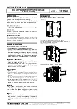 M-system R8-YS2 Instruction Manual preview