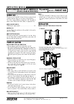 Предварительный просмотр 1 страницы M-system R80DAT16A2 Instruction Manual