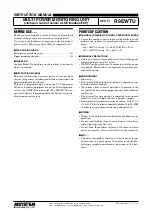 Preview for 1 page of M-system R9EWTU Instruction Manual