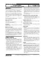 Preview for 1 page of M-system RZMS-U9 Instruction Manual