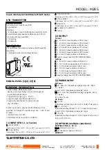 M-system Sentronic Mini-M M2RS Series Quick Start Manual предпросмотр