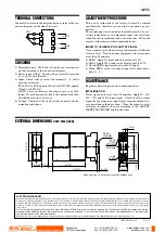 Предварительный просмотр 5 страницы M-system Sentronic Mini-M M2RS Series Quick Start Manual