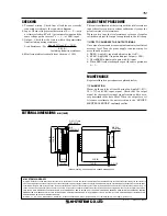 Preview for 2 page of M-system TM Instruction Manual