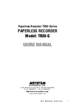 M-system TR30 User Manual preview