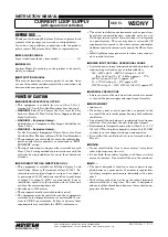 Preview for 1 page of M-system W2DNY Instruction Manual