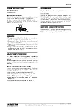 Предварительный просмотр 3 страницы M-system W2DYH Instruction Manual