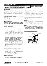 Предварительный просмотр 1 страницы M-system W2DYH2 Instruction Manual