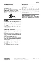 Предварительный просмотр 3 страницы M-system W2DYS Instruction Manual