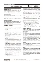 Preview for 1 page of M-system W2RS Instruction Manual