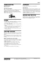 Preview for 3 page of M-system W2SP Instruction Manual