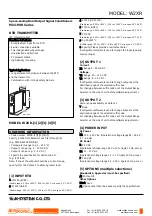 M-system W2XR Instruction Manual preview