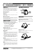 Preview for 1 page of M-system W5LCS Instruction Manual