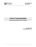 M-Systems Flash Disk Pioneers FFD 3.5" Ultra320 SCSI User Manual preview