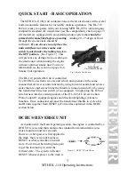 Preview for 3 page of M.T.H. DL-110 Operating Instructions Manual