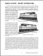 Preview for 3 page of M.T.H. EMD F40PH DIESELLOCOMOTIVE Operating Instructions Manual